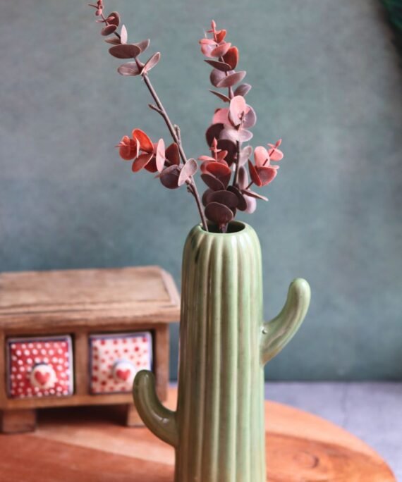 Medium Green Cactus Vase
