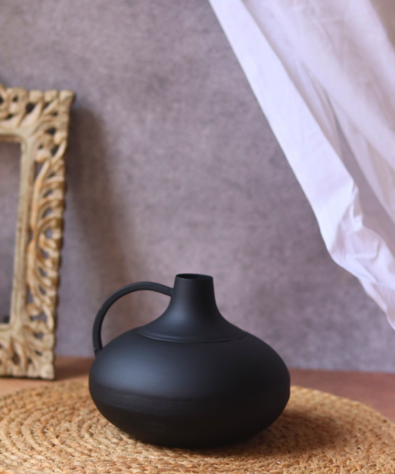 Black Handle Vase