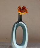 Grey Contour Vase - Tall