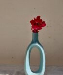 Grey Contour Vase - Mid