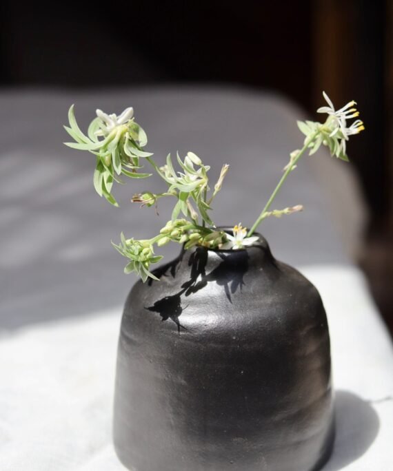 Black Bud Vase - Short