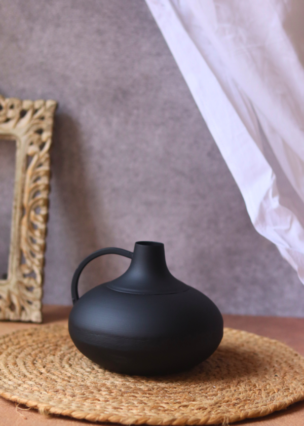 Black Handle Vase