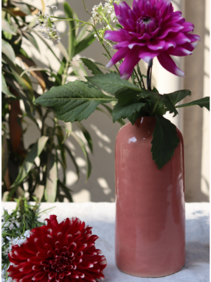 Pink Tall Vase