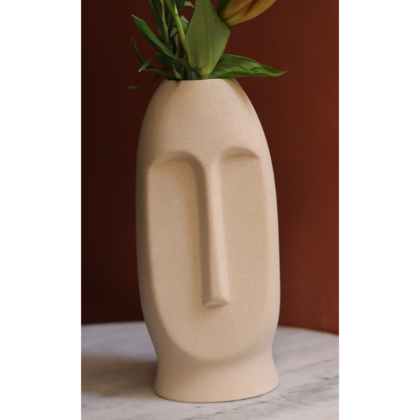 Face Vase | Beige