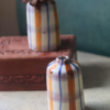 Chequered Bud Vase - Tall
