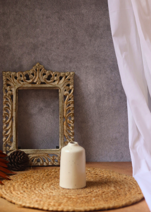 Cream Bud Vase - Tall