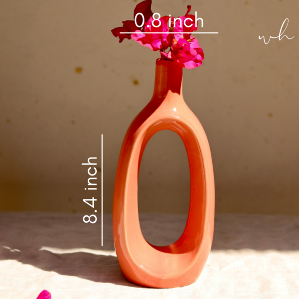 Pink Contour Vase - Mid