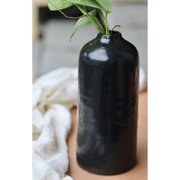 Black Tall Vase