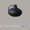 Black Handle Vase