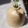 Cream Bud Vase - Short