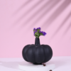 Black Pumpkin Bud Vase