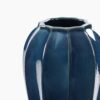 8907895081850_4.jpg Dark Blue Glazed Ceramic Vase - Small