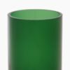 Green Cylindrical Straight Glass Vase - Small