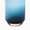 Blue Bottle Neck Glass Vase