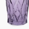Purple Trellis Textured Glass Vase - Small