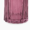Burgundy Diamond Textured Glass Vase - Medium