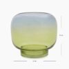 Blue and Green Ombre Glass Vase - Small