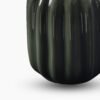 8907895135782_5.jpg Dark Green Ribbed Tall Ceramic Vase - Small