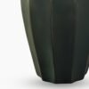 Dark Green Glazed Ceramic Vase - Small