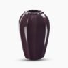 Dark Purple Glazed Ceramic Vase - Small
