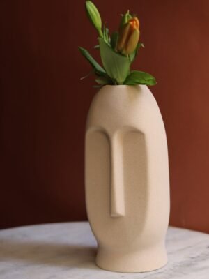 Face Vase | Beige