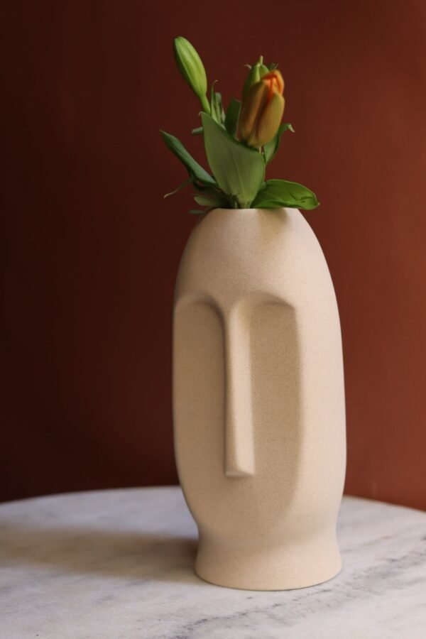 Face Vase | Beige