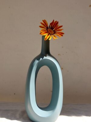 Grey Contour Vase - Tall