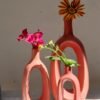 Pink Contour Vase - Mid