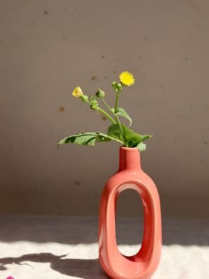 IMG_8566.jpg Pink Contour Vase - Short
