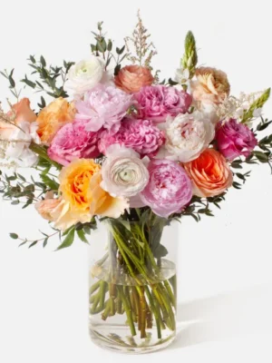 The Peony Sunrise (Faux Flower)