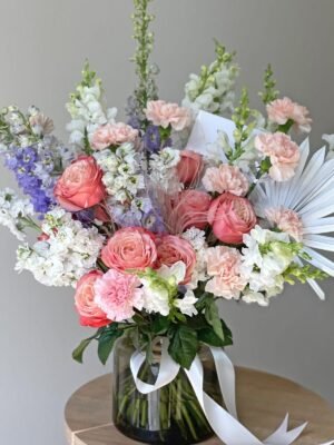 Dragon Fruit & Vase (Faux Flower)